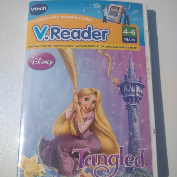 🆕 DISNEY Tangled VTech V.Reader Software Kids Interactive Game - Picture 4 of 7